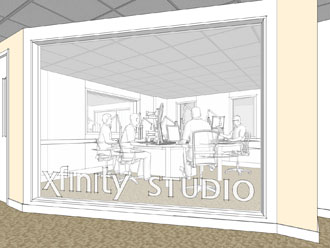 Xfinity Studio rendering